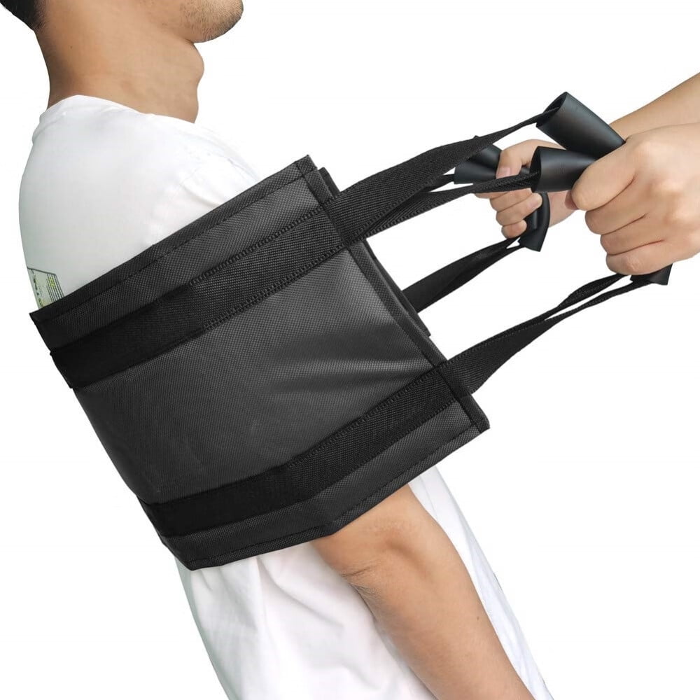 31.5 Inch Padded Bed Transfer Nursing Sling for Patient,Elderly Safety Lifting Aids Home Bed Assist Handle Back Lift Mobility Belt for Patient Care