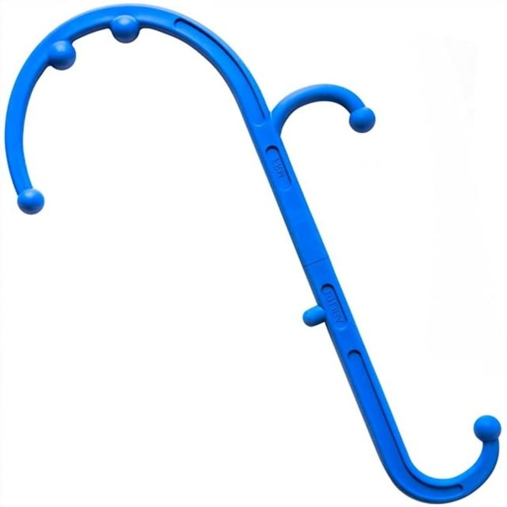 Back and Neck Massager for Trigger Point Fibromyalgia Pain Relief - Self Massage Hook Cane Therapy