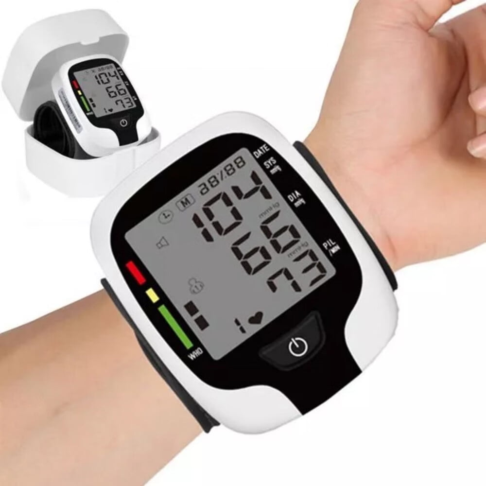 Blood Pressure Monitor,Adjustable Wrist Blood Pressure Cuff,Automatic Blood Pressure Machine for Home Use,Irregular Heartbeat Detector