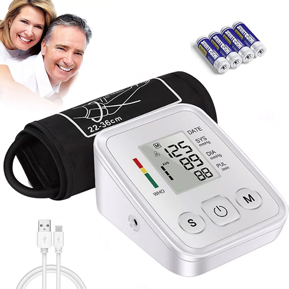 Blood Pressure Monitor, Upper Arm Blood Pressure Monitor, Bp Machine Blood Pressure Machine Arm Large Cuff