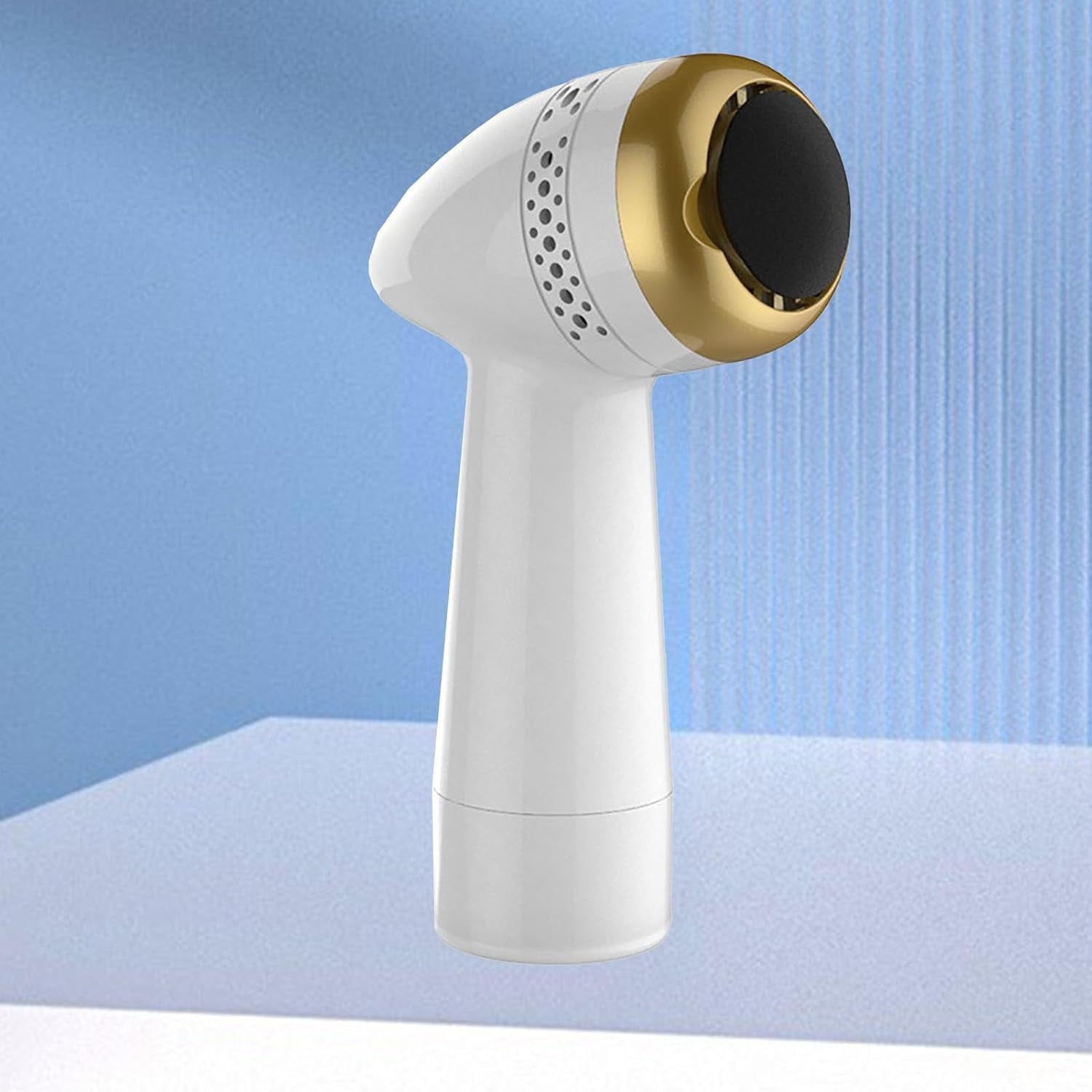 Electric Foot File Grinder, Dead Skin Foot Callus Remover Pedicure Heel Machine, Foot Care Pedicure Tool for Dead Skin (Gold)