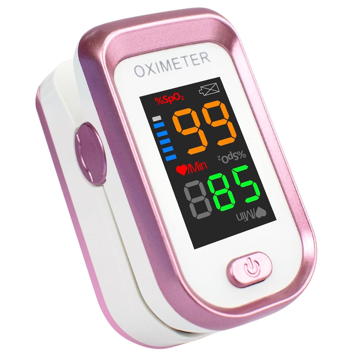 Pulse Oximeter Fingertip, Accurate Heart Rate Monitor, Oxygen Monitor Fingertip for Sports and Aviation Use,with Lanyard