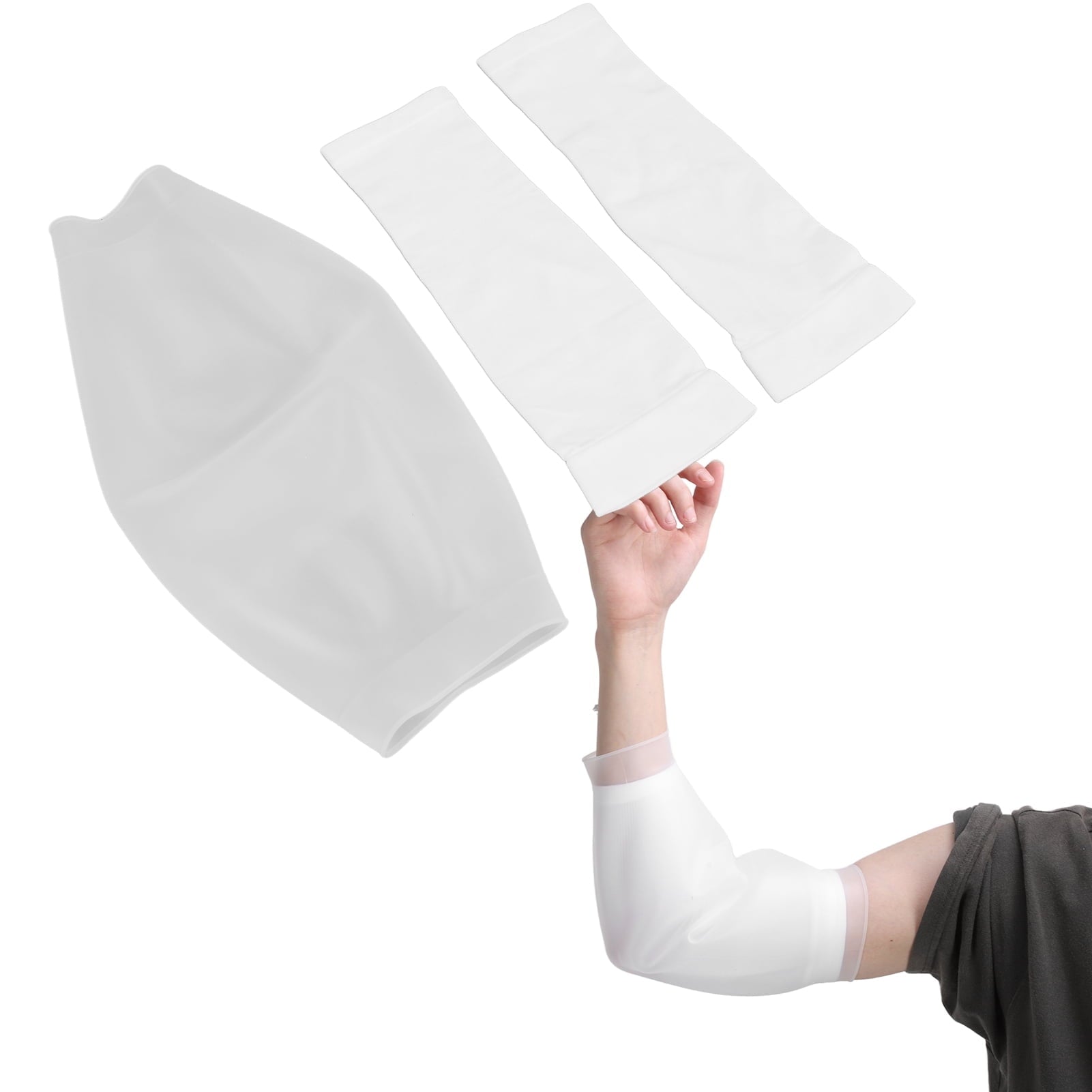 Waterproof PICC Line Sleeve,Silicone PICC Line Sleeve,Waterproof PICC Line Shower Cover Reusable PICC Line Sleeve for Arm Wound Dressing Protection
