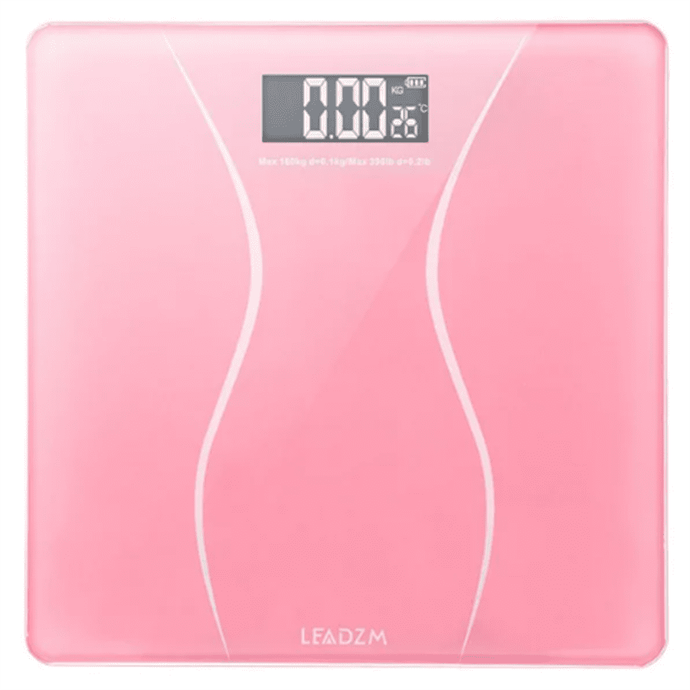 ZOUYUE Digital Bathroom Scale - Toughened Glass Electronic Weight Scale 396lb/180kg