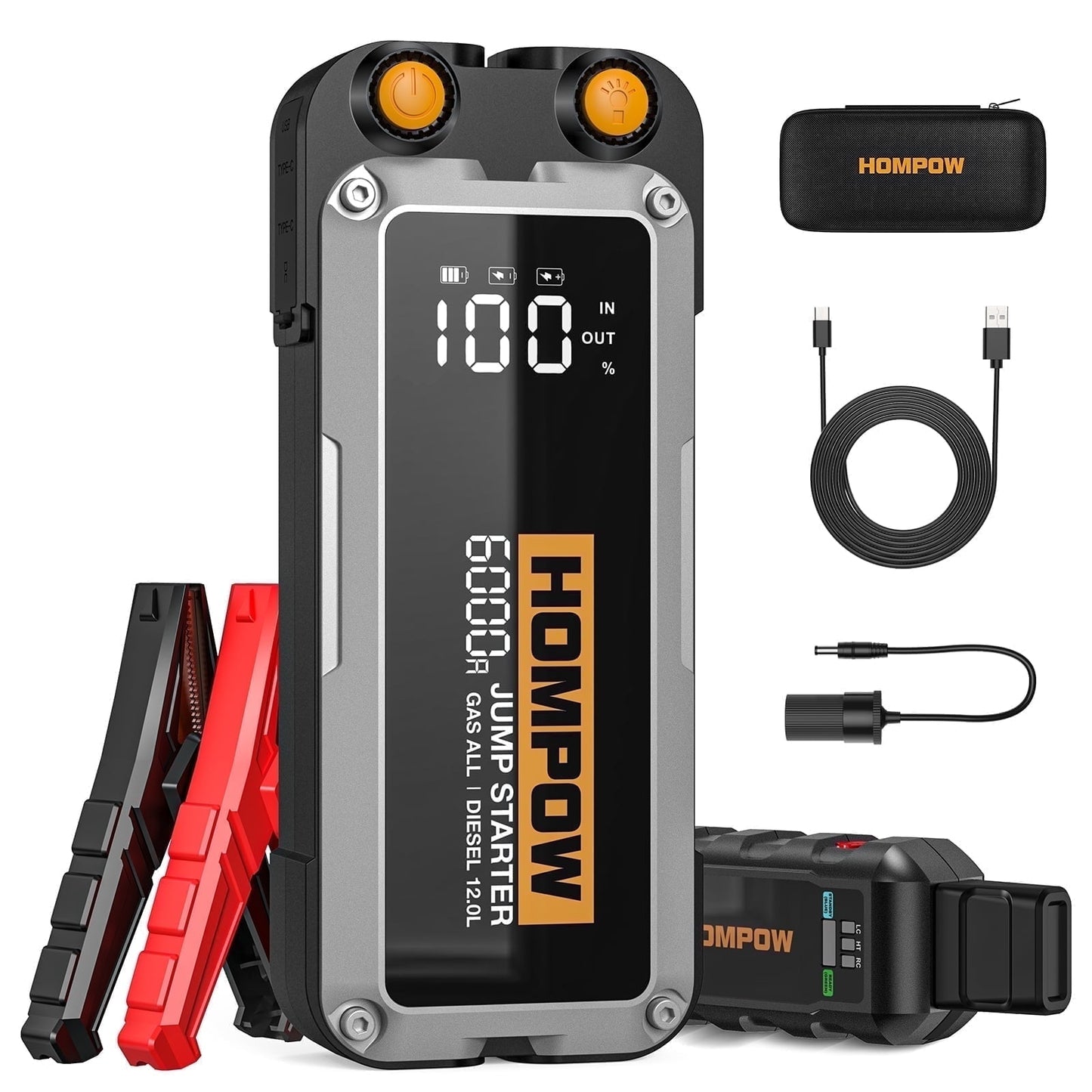 HOMPOW 6000A Jump Starter