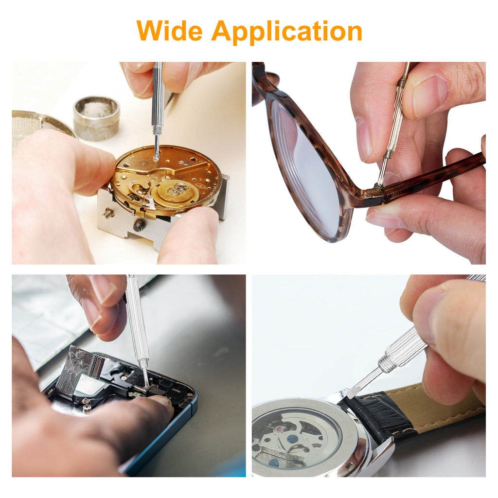 Eyeglass Repair Kit, DISEN Micro Sunglass Repair Kit with Stainless Steel Tiny Screws Nut, Optical Repair Tool Assorted Set