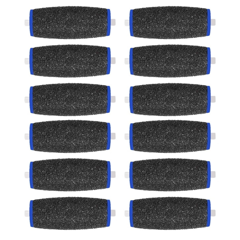 12 Pack Extra Coarse Replacement Roller for Amope Pedi,Replacement Head Refills Compatible with Amope Pedi Refills Electronic Perfect Foot File