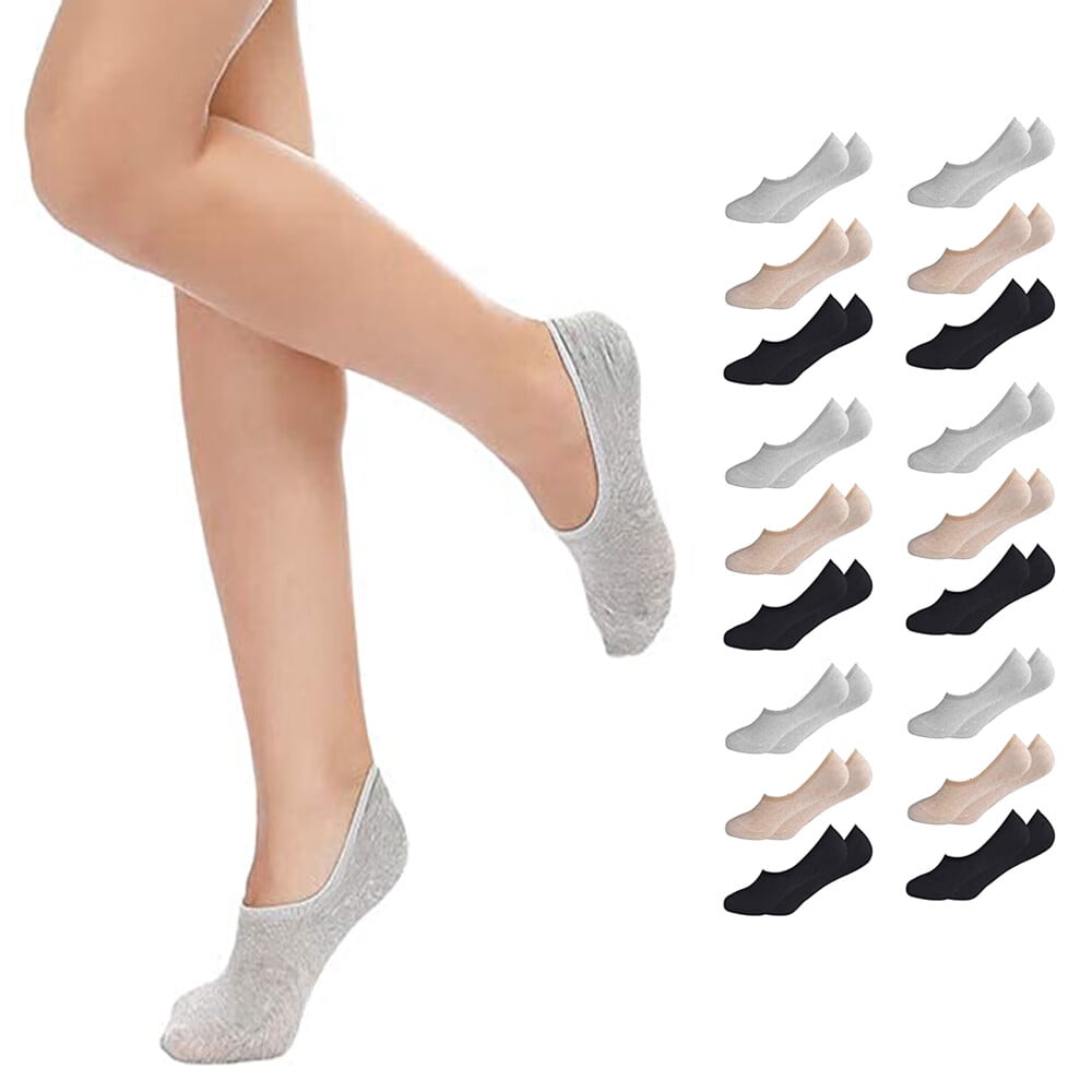 18 Pairs Women No Show Socks Low Cut Anti-slid Athletic Casual Invisible Liner Socks,Socks for women size 5-8