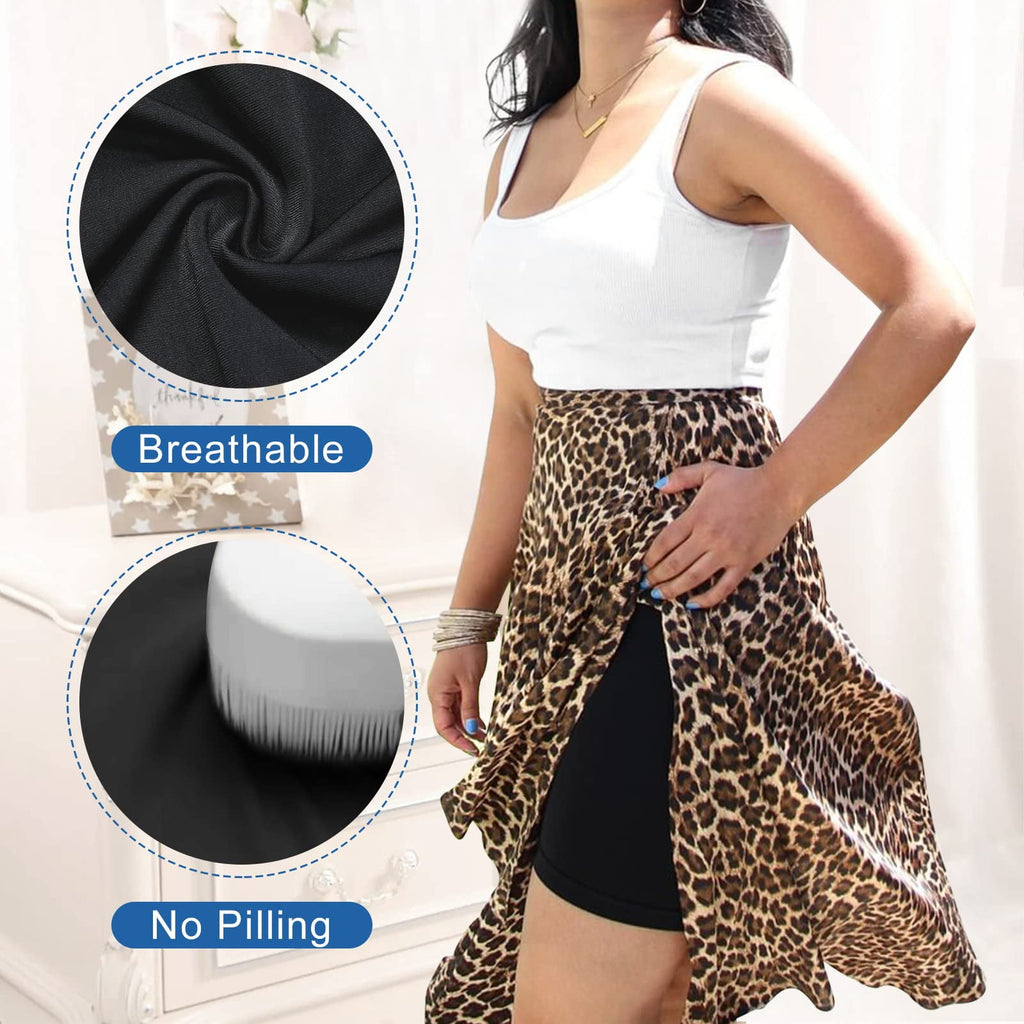 Womens Seamless Slip Shorts for Under Dresses Anti Chafing Underwear Smooth Under Skirt Shorts