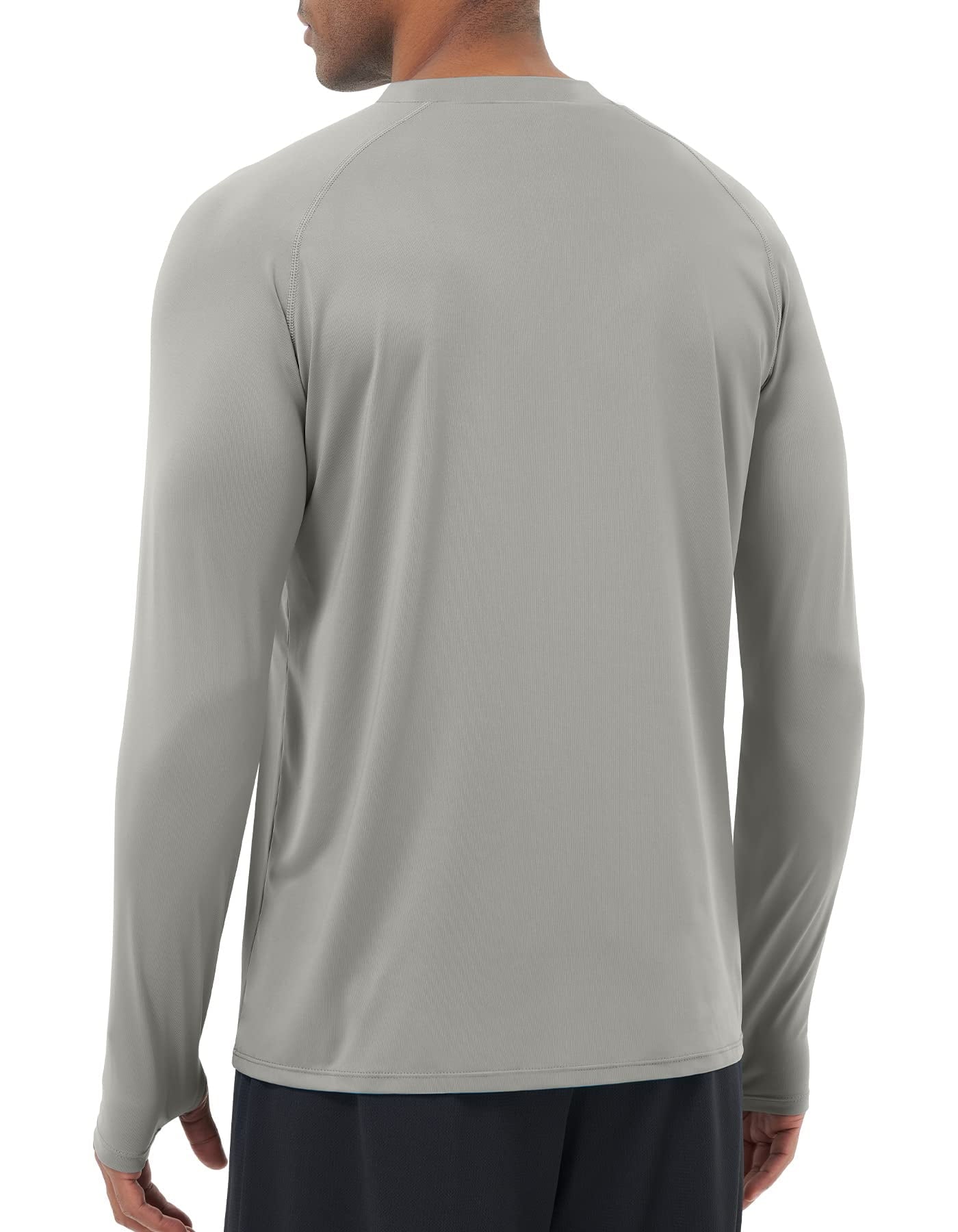 Men's Sun Protection Shirts UV SPF UPF 50+ Long Sleeve Rash Guard Fishing Running Quick Dry Lightweight