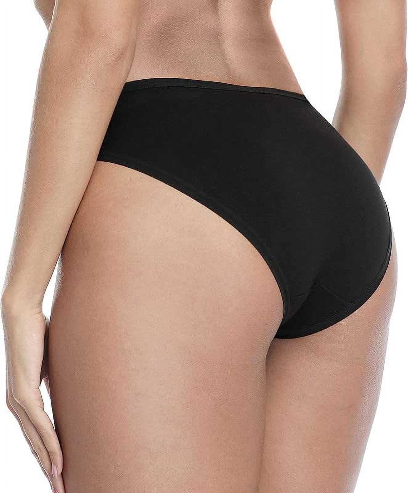 10 Pack Cotton Underwear for Women,Hipster Panties Low Briefs Bikini Underwears,Soft & Comfort Women Underwear