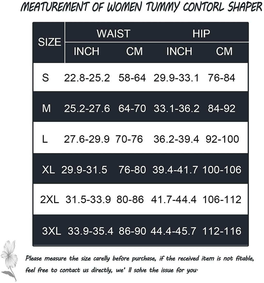 Double Tummy Control Panty Waist Trainer Body Shaper,High Waisted Shapewear for Women,Black+Nude,S