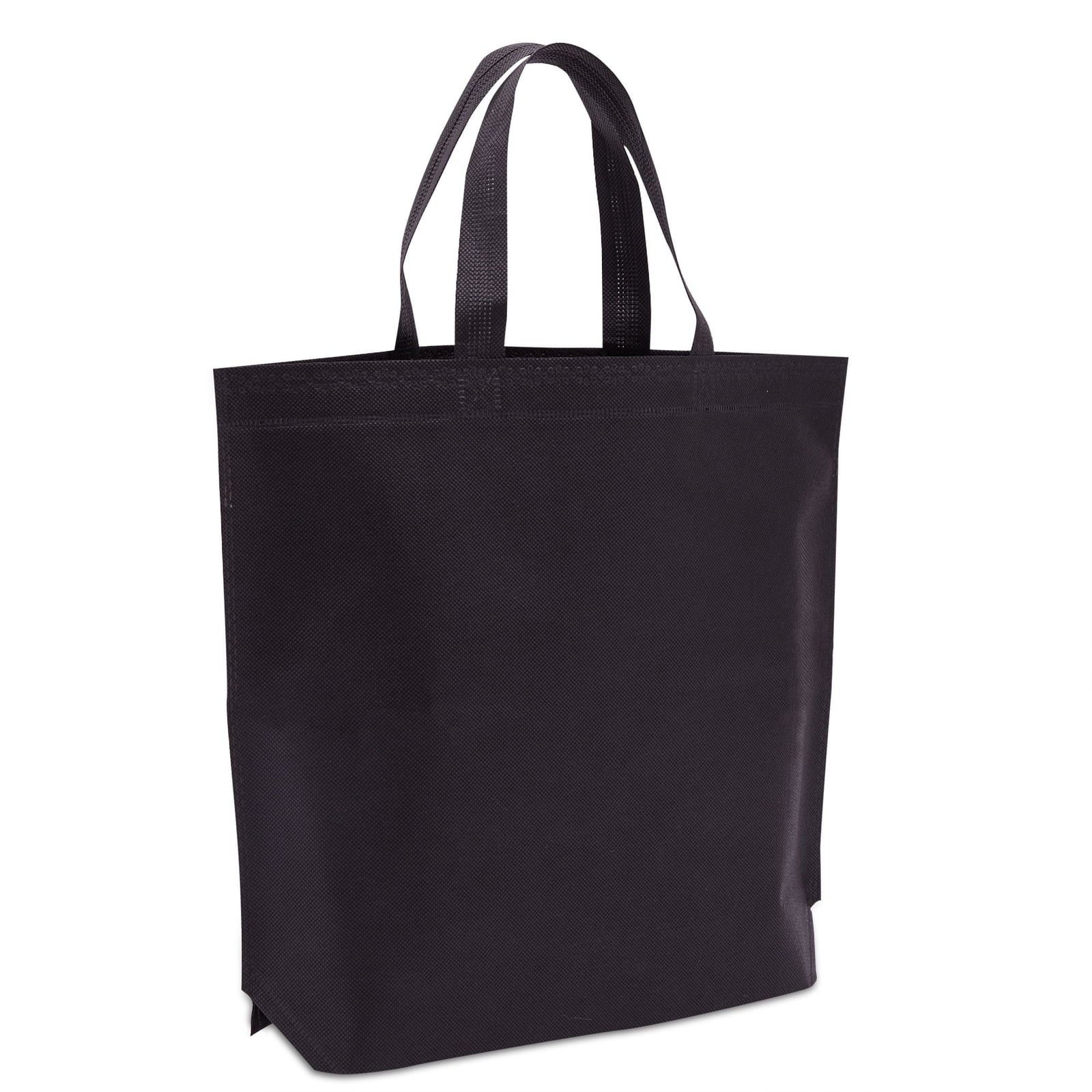 10 Pack Reusable Grocery Bags, Non-woven Fabric Tote Favor Bag Set, 5 Colors, 15 x 12.5 in