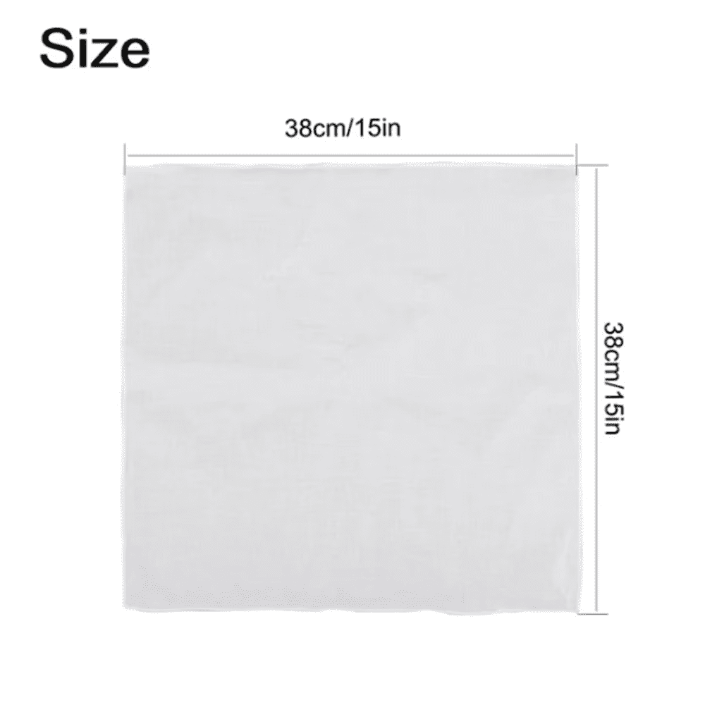 ZOUYUE Breathable Handkerchiefs Classic Cotton Pocket Squares, White, (13 pack)