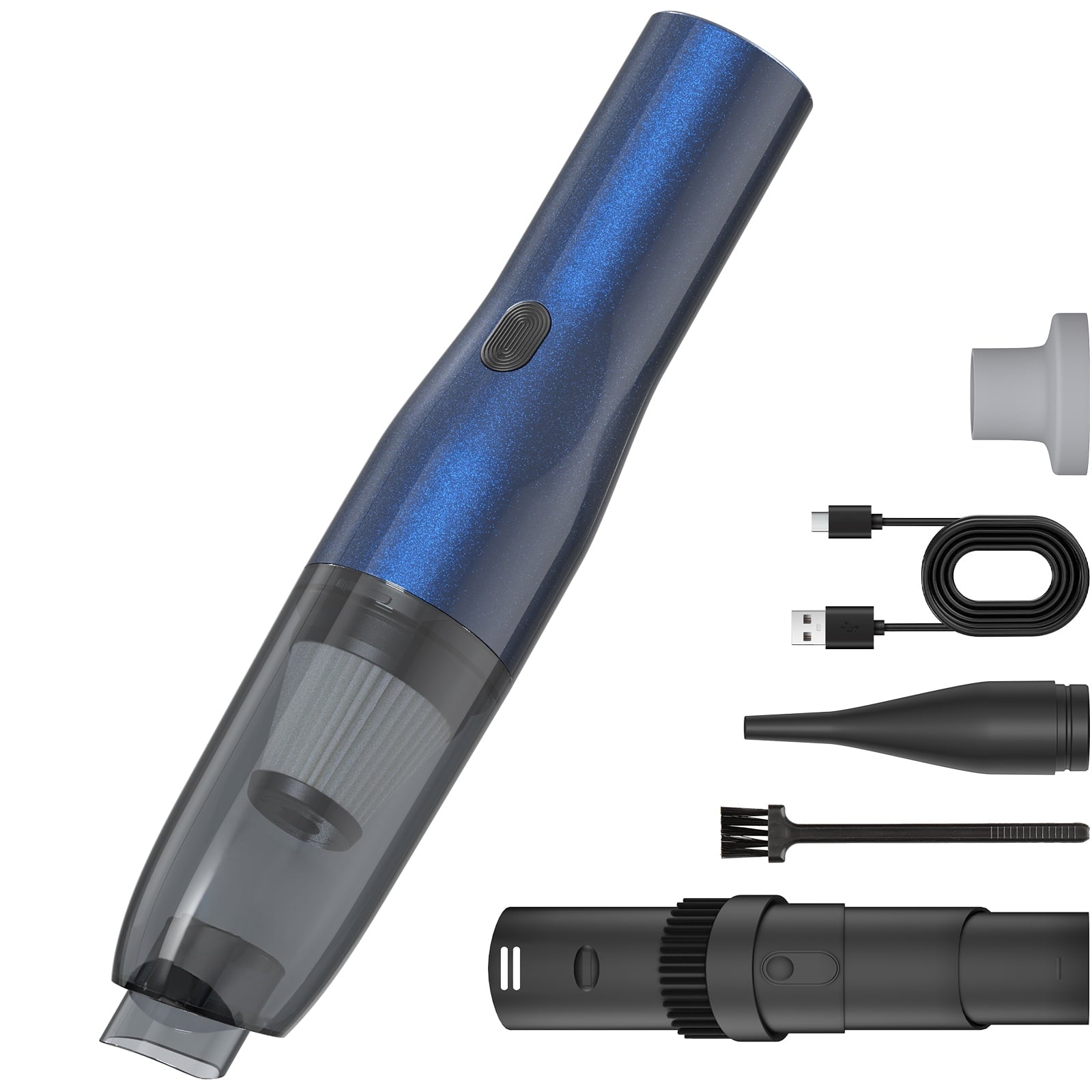 Lightweight Handheld Cordless Vacuum Cleaner USB Charging, Multi-Surface