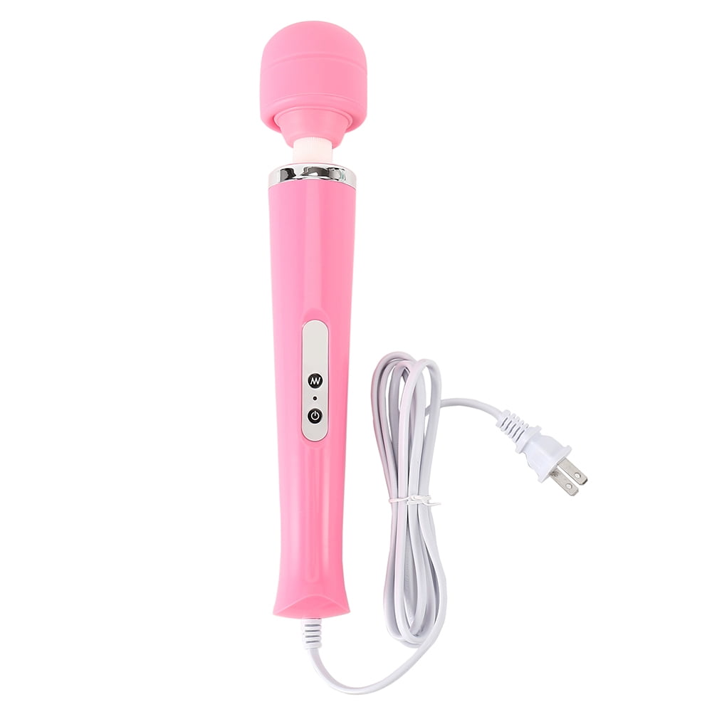Wand Massager with 10 Powerful Speeds and Vibration Patterns Personal Body Massager for Back Neck 360¡ã Bendable Pink