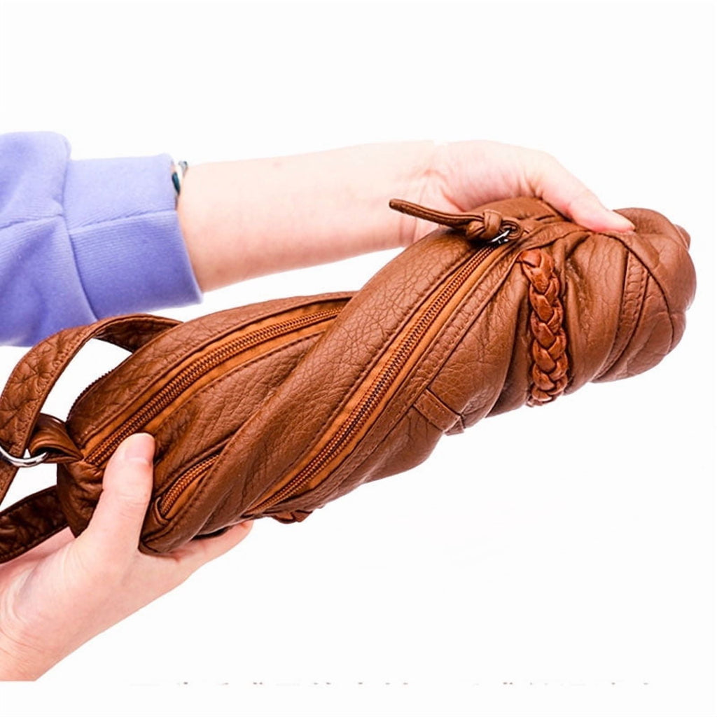 KUTGY Women's Soft PU Leather Shoulder Bags Classic Casual Crossbody Bag for Female