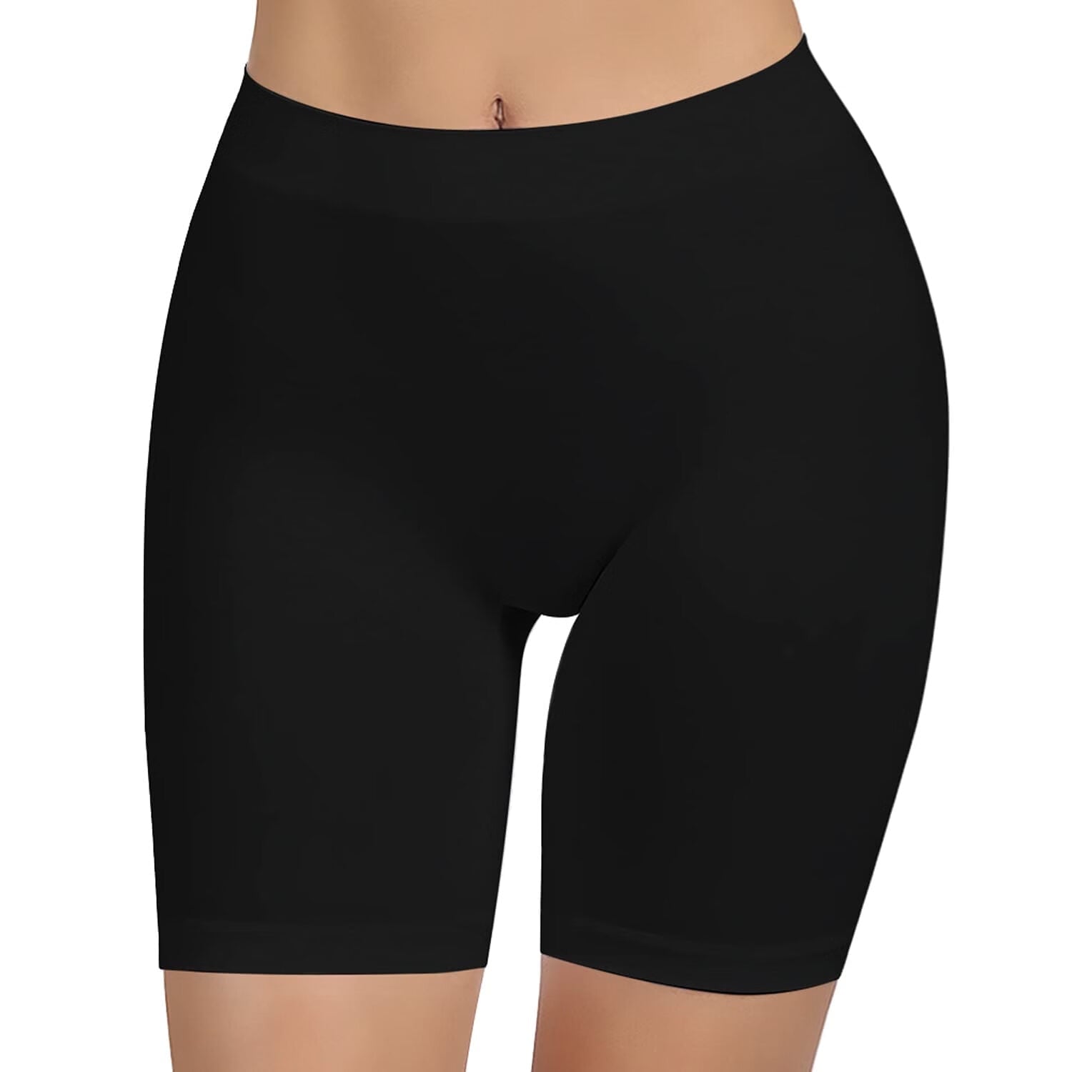 3 Pack Women Seamless Slip Shorts for Under Dress Smooth Boyshorts for Yoga/Bike/Workout Shapewear Shorts Multicolor