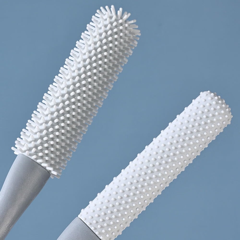 Toe Cleaning Brush, Long Handle Toe Seam Massage Brush Soft Shower Foot Scrubber Brush Lotion Applicator for Feet Cleaners Toe Gap Cleaning Foot File for Seniors Elderly Men Women