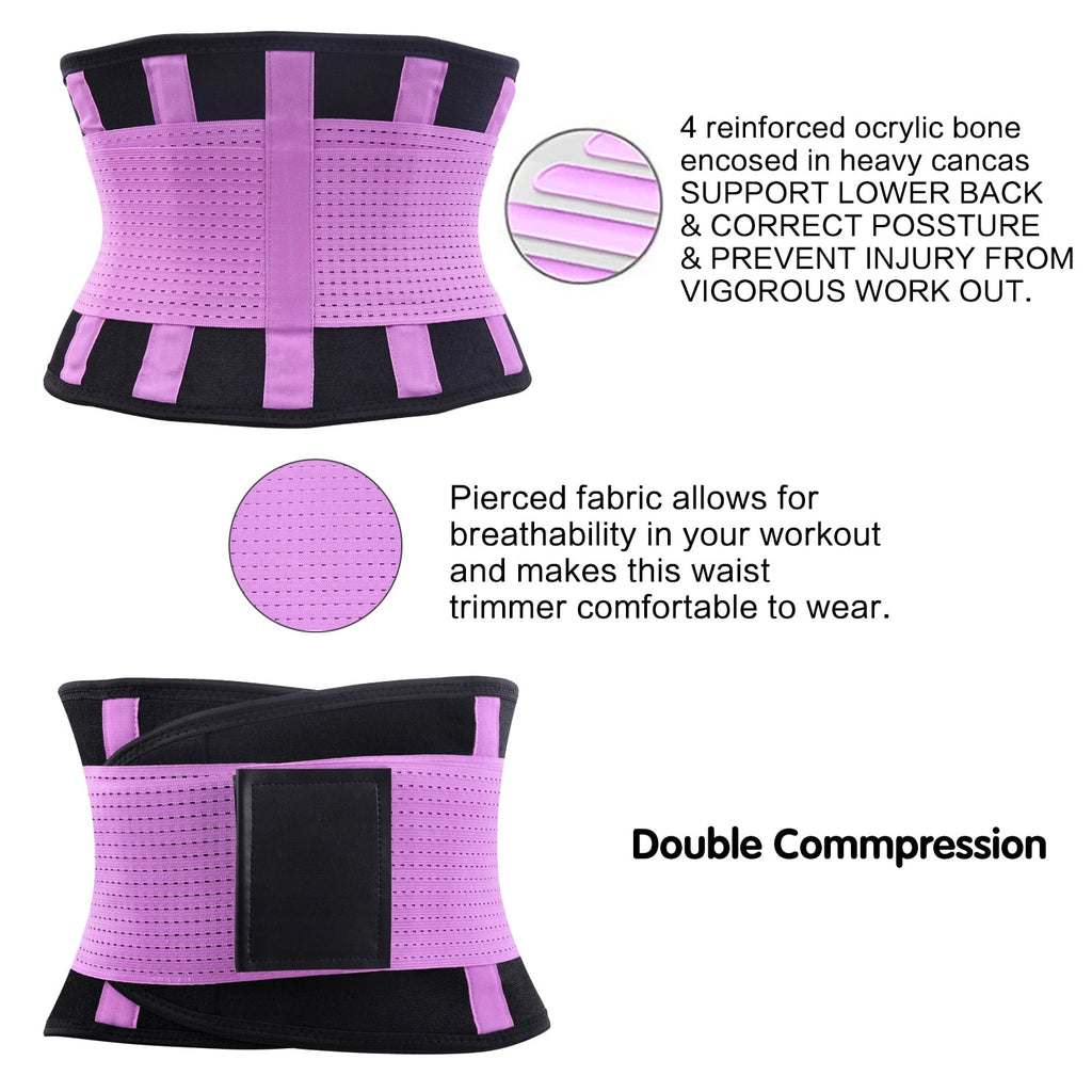 Womens Back Brace for Lower Pain Relief & Herniated Disc Sciatica,Back Support Belt for Lifting at Work Scoliosis,Purple,M
