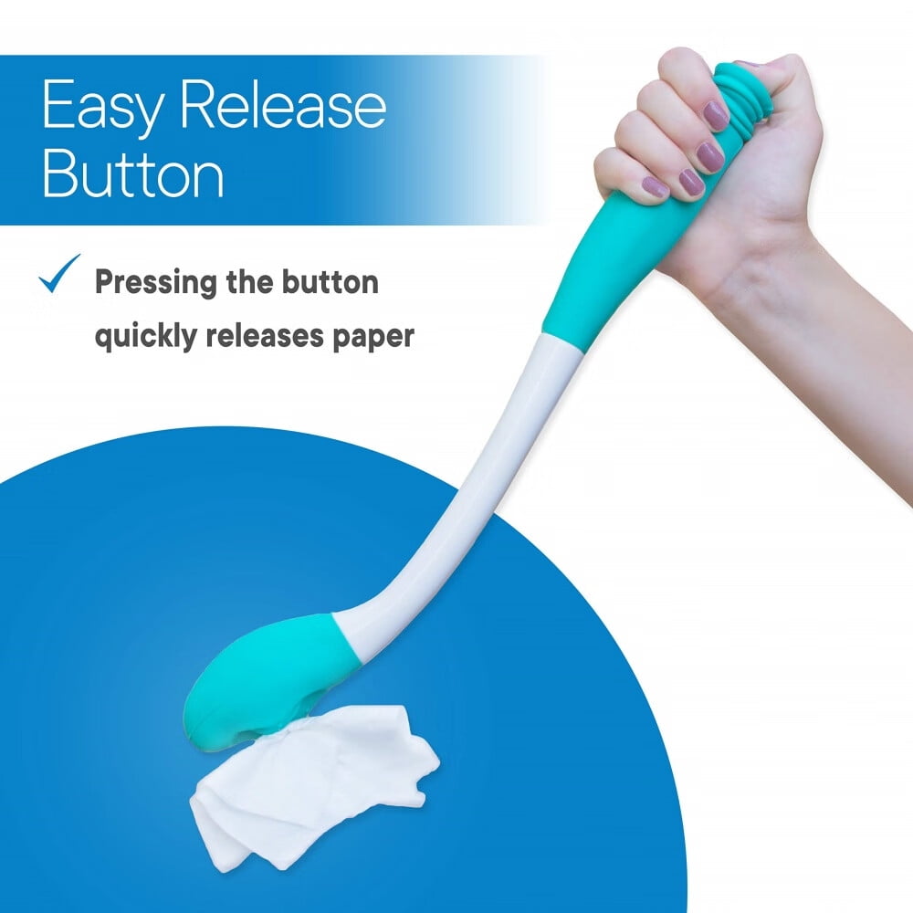 Long Reach Comfort Wipe - Self Assist Toilet Aid,Ideal Daily Living Bathroom Aid for Limited Mobility