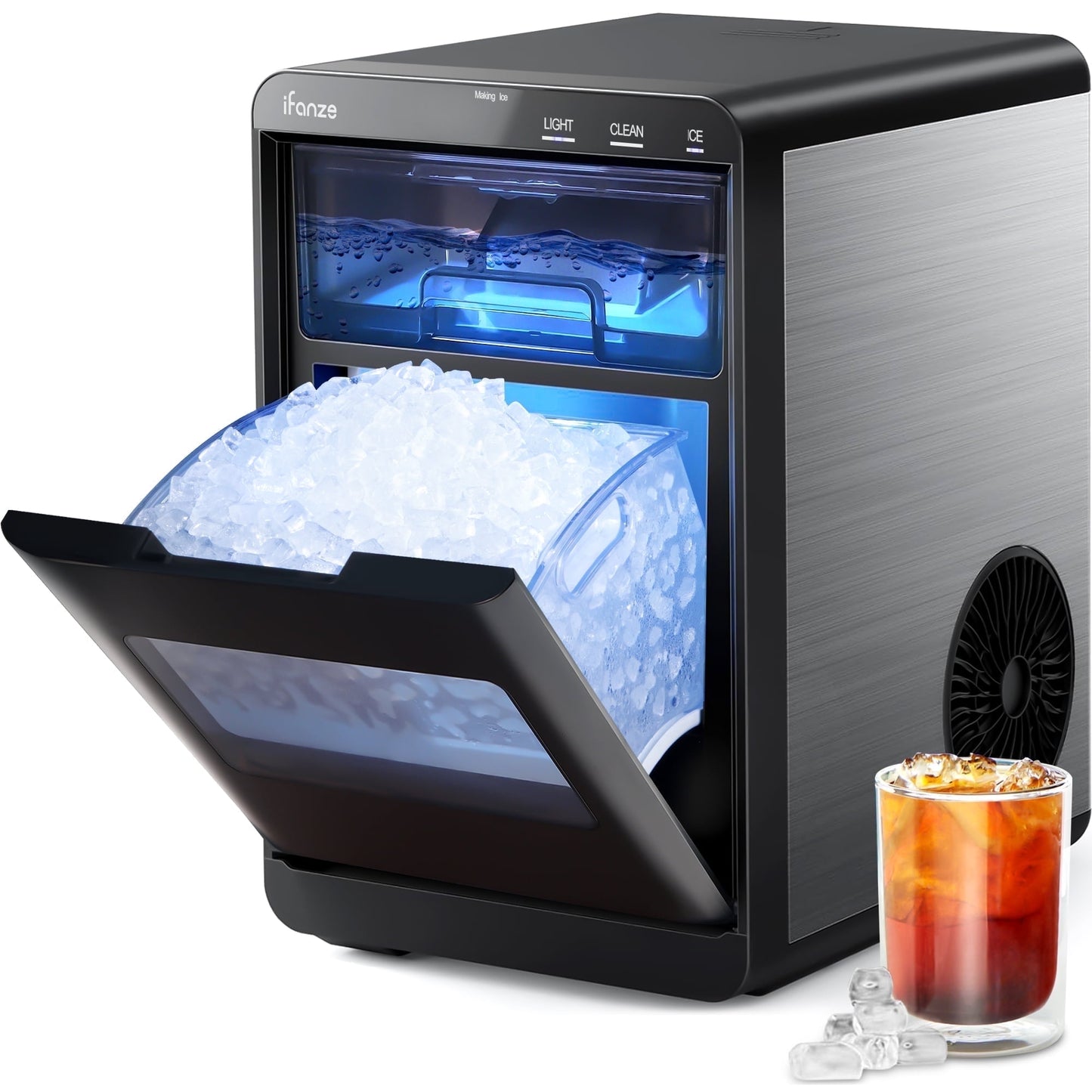 Qunler?Nugget Ice Maker Countertop