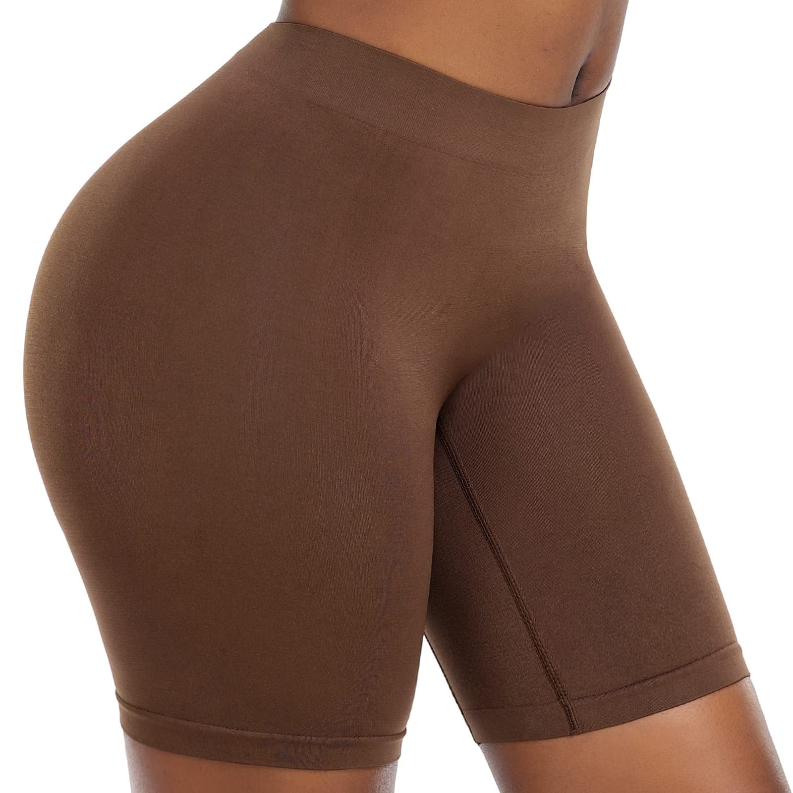 Women's Comfortable Seamless Smooth Slip Shorts for Under Dresses