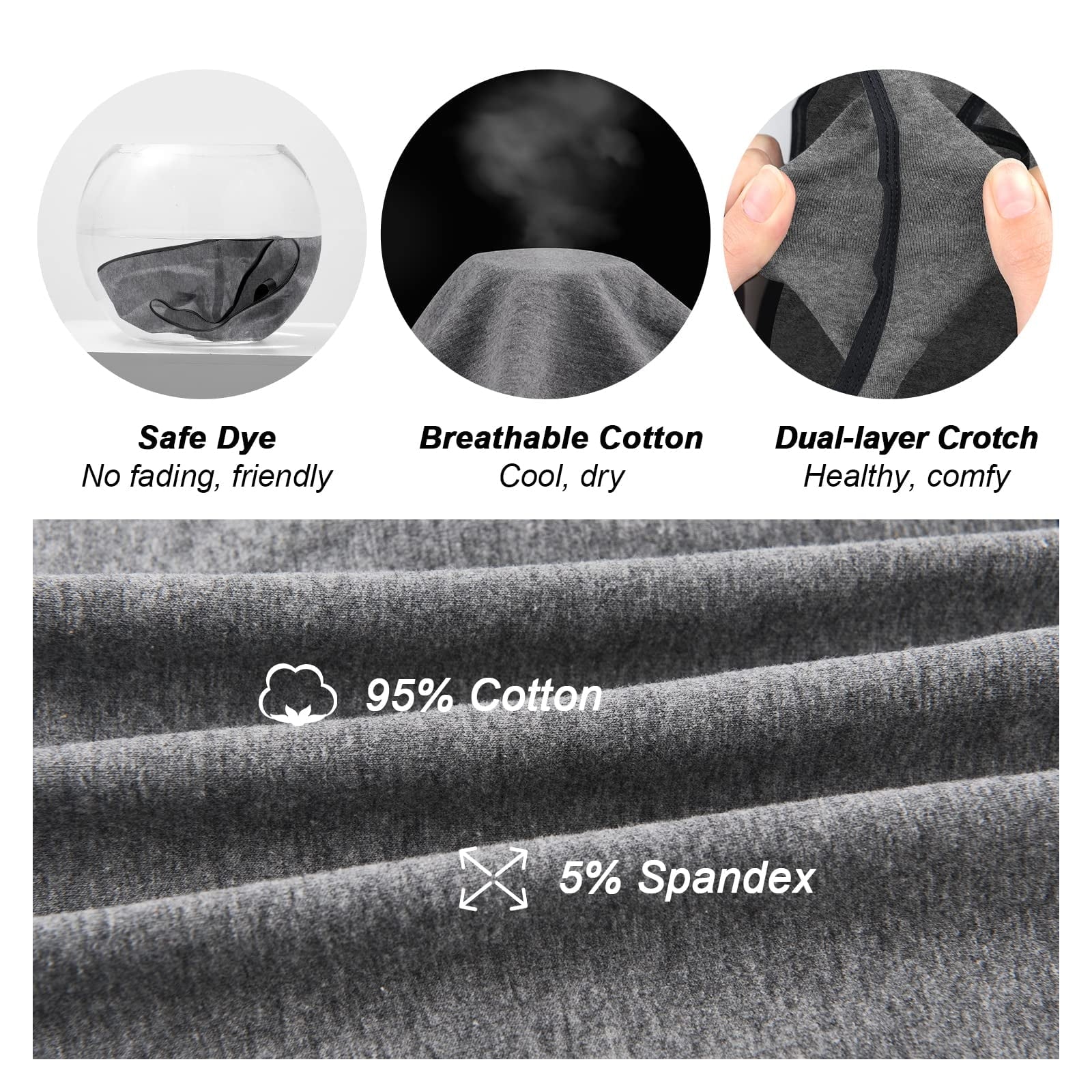 5 Pack No Show Seamless Underwear,Low-Rise panties for women,Amazing Stretch & Tagless free