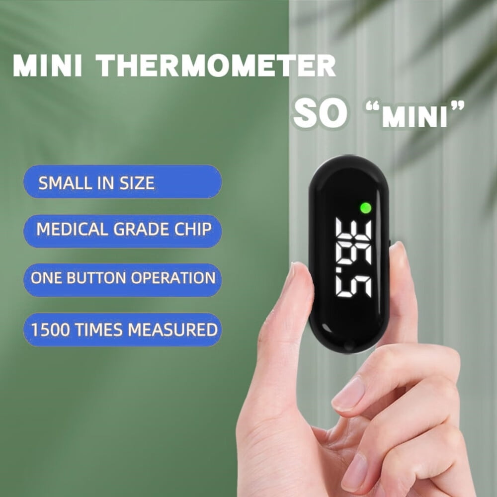 Medical Forehead Thermometer,Rechargeable Thermometer for Adults and Kids,Portable Infrared Digital Thermometer with Fever Alarm and LCD Display,Fast Accurate 1s Instant Results (Black)