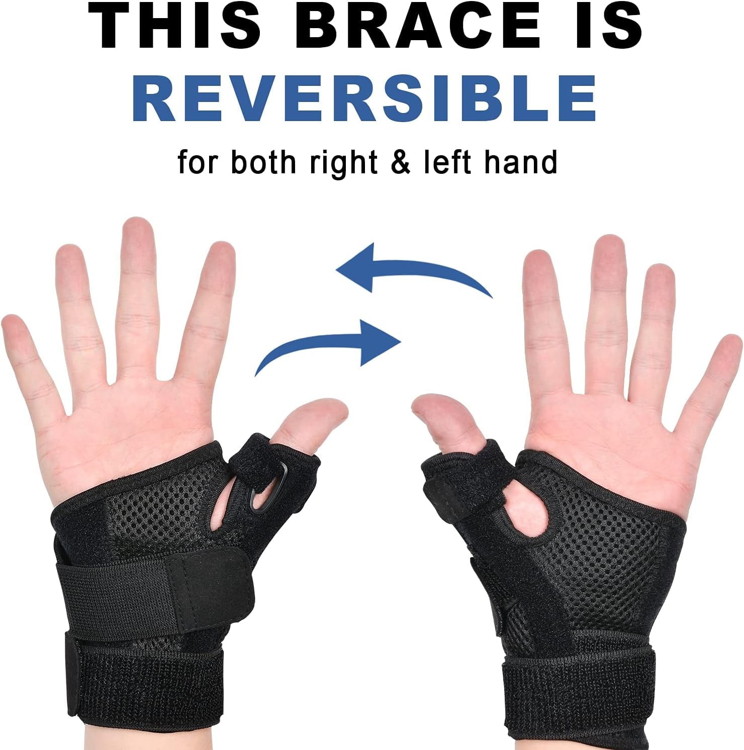 TIFOR Thumb Splint with Wrist Support Brace-Thumb Brace for Carpal Tunnel or Tendonitis Pain Relief,Wrist Brace Fits Both Left and Right Hands,Thumb TIFOR Splint Stabilizer for Men or Women
