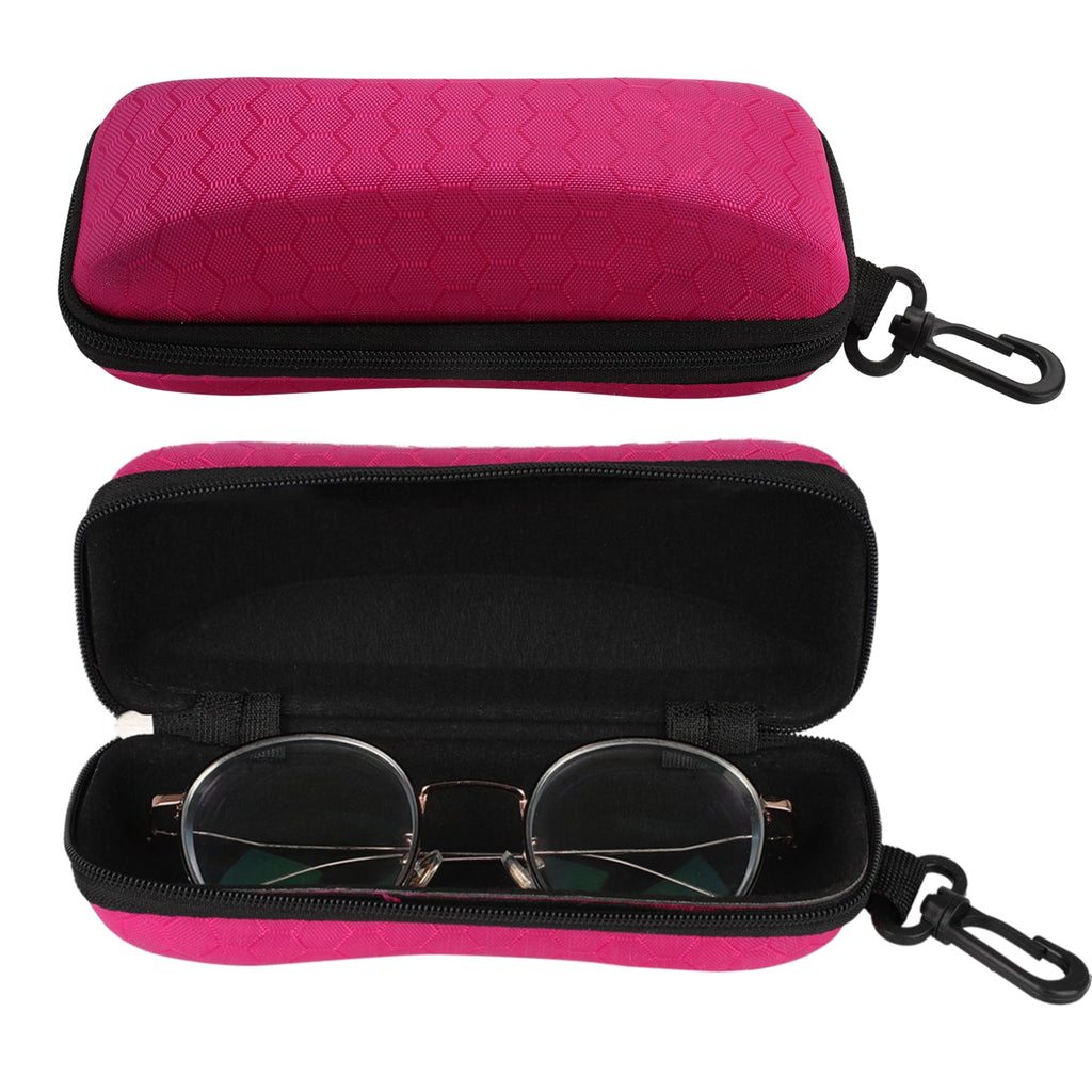 Hard Shell Eyeglass Case - Glasses Protective Case, Unisex Sunglass Holder, 5 Colors