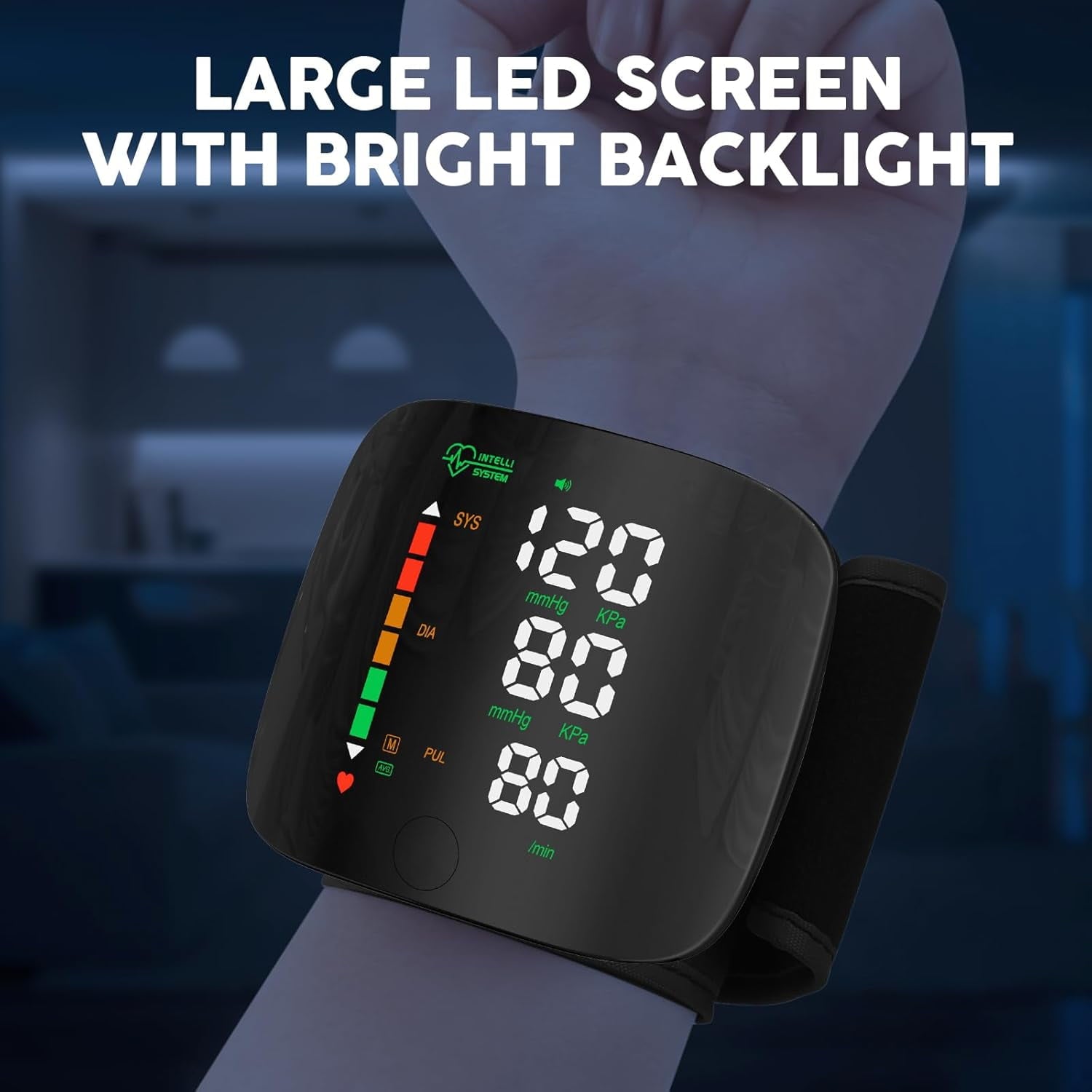 Wrist Cuff Blood Pressure Monitor,Blood Pressure Monitors for Home Use, Blood Pressure Machine