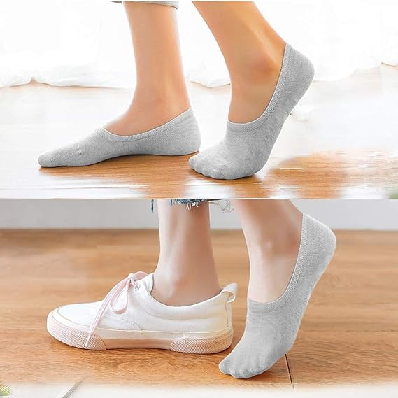 12 Pairs Women No Show Socks Low Cut Anti-slid Athletic Casual Invisible Liner Socks,Socks For Women Size 5-8