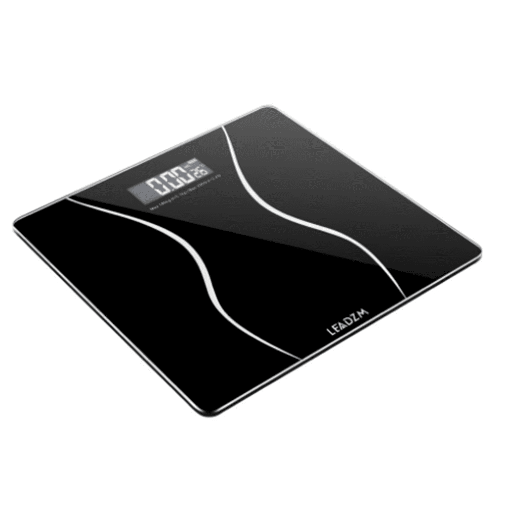ZOUYUE Bathroom Scale, Highly Accurate Digital Bathroom Body Scale, Measures Weight up to 396lb/180kg. Includes Batteries