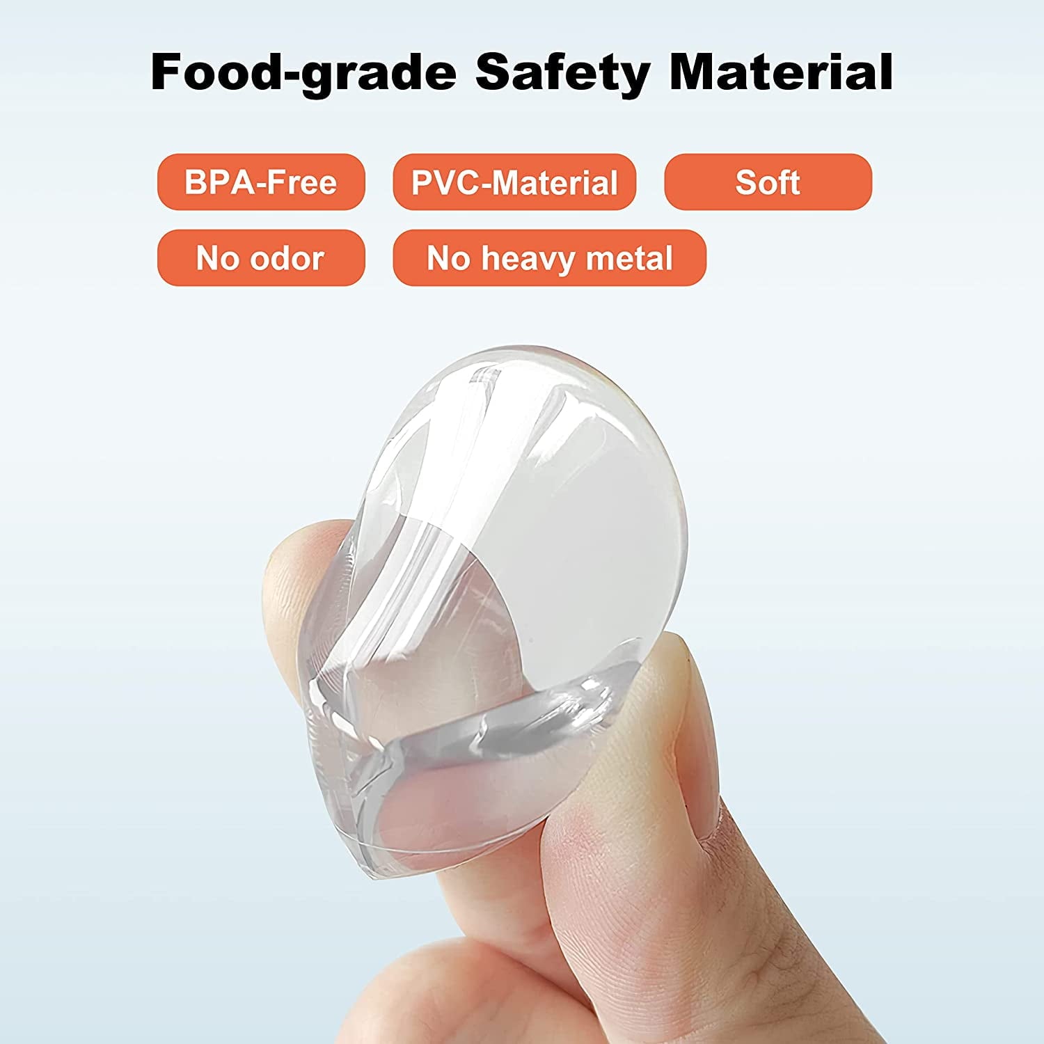 GYDEK 12Pcs Clear Corner Guards, PVC Baby Proofing Edge & Corner Protector, Self-Adhesive for Furniture