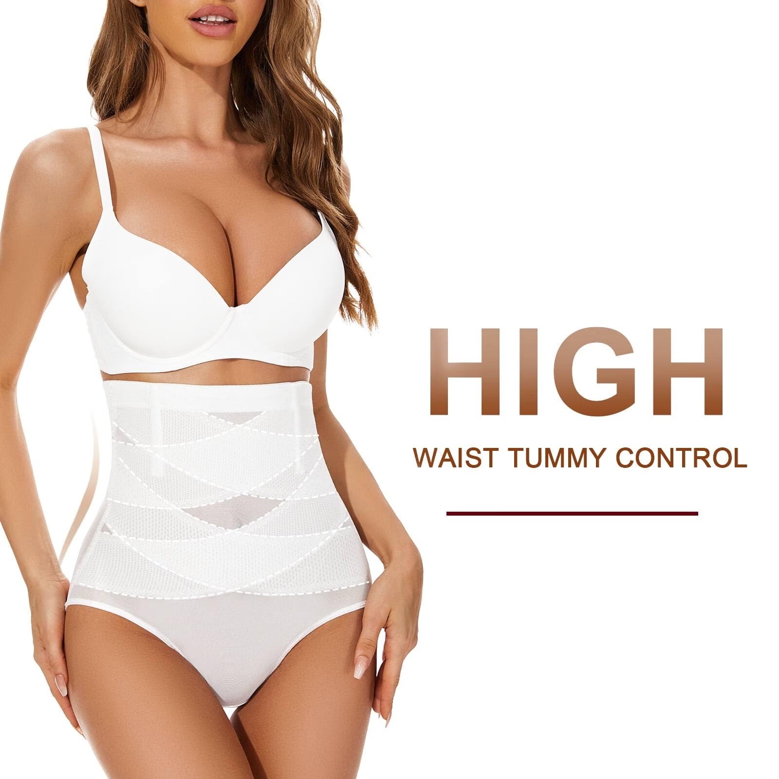 Shapewear for Women Tummy Control High Waisted Body Shaper Extra Firm Girdle Waist Trainer Stomach Shapewear