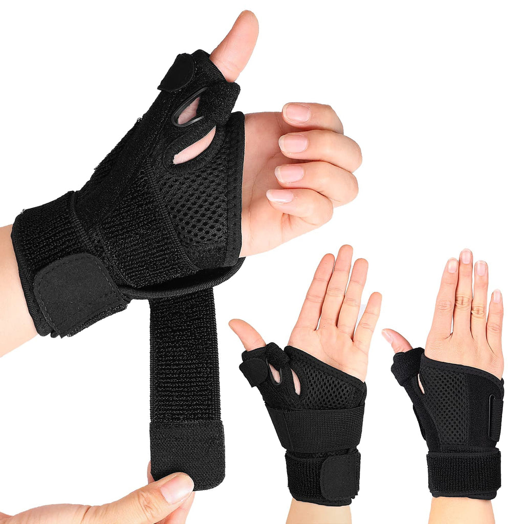 Thumb Splint & Wrist Brace, Wrist Support for Tendonitis, Arthritis,Trigger Thumb Relief Pain Fits Men and Women
