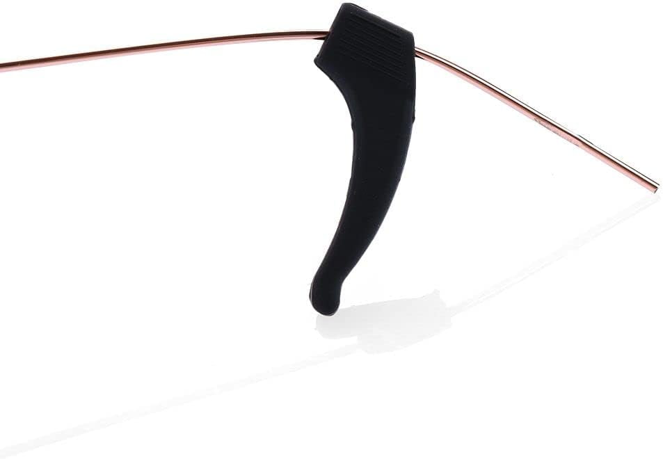TIFOR 4 Set Glasses Strap with Retainer Ear Cushion, Adjustable Silicone Sunglasses Chain, 14 inches Universal Glasses Strap X891
