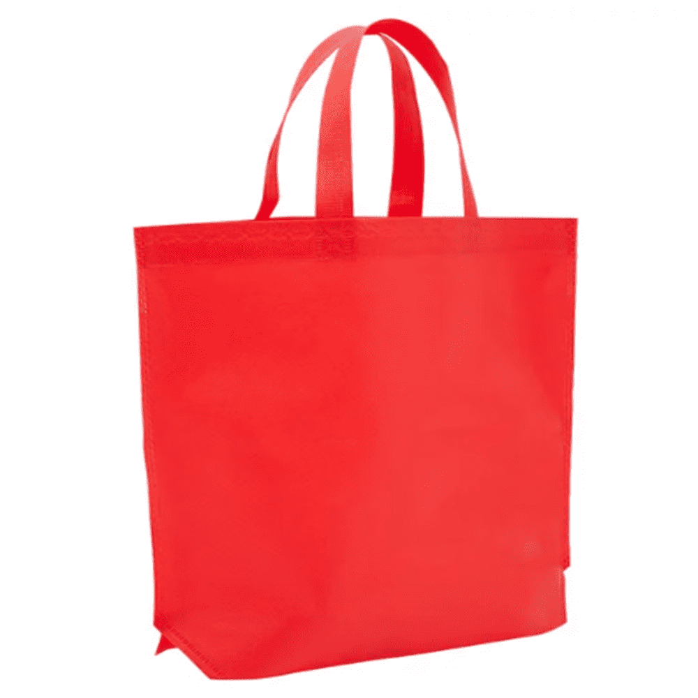 10 Pack Reusable Grocery Bags, Non-woven Fabric Tote Favor Bag Set, 5 Colors, 15 x 12.5 in