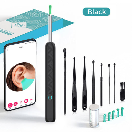 Aixiqee Ear Wax Removal, Ear Cleaner with 1080P HD Camera , Wirless Otoscope with 8 Pieces Set with Accessories