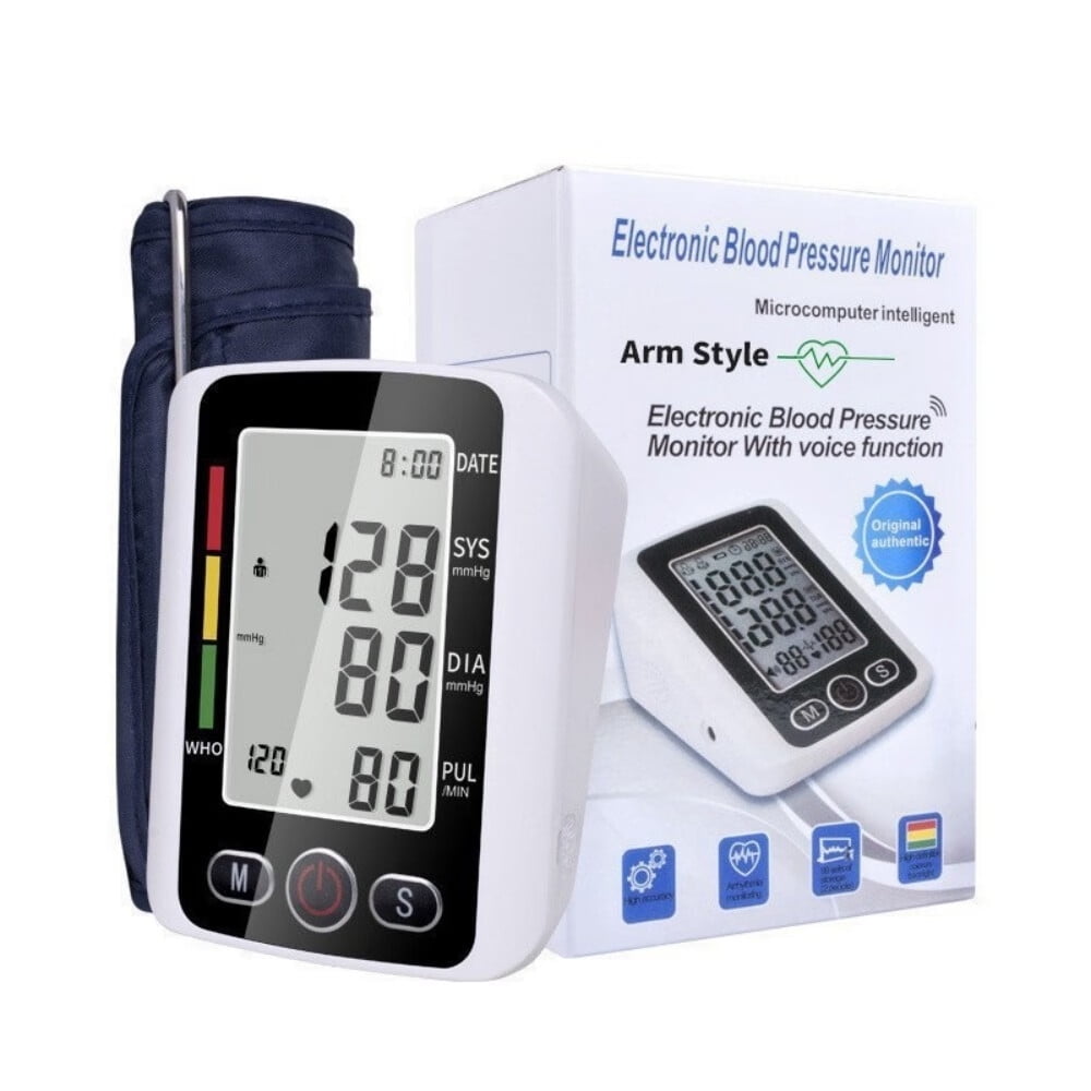 Blood Pressure Monitor, Upper Arm Blood Pressure Monitor, Bp Machine Blood Pressure Machine Arm Large Cuff