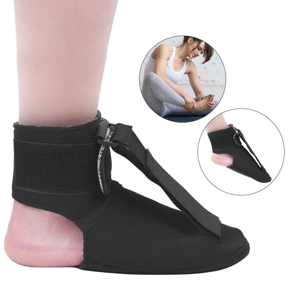 Copper Compression Plantar Fasciitis Night Splint Sock.Planter Fasciitis Support Dorsal Drop Foot Brace for Right or Left Foot.Soft Stretching Boot Splints for Feet,Sleep,Recovery Socks