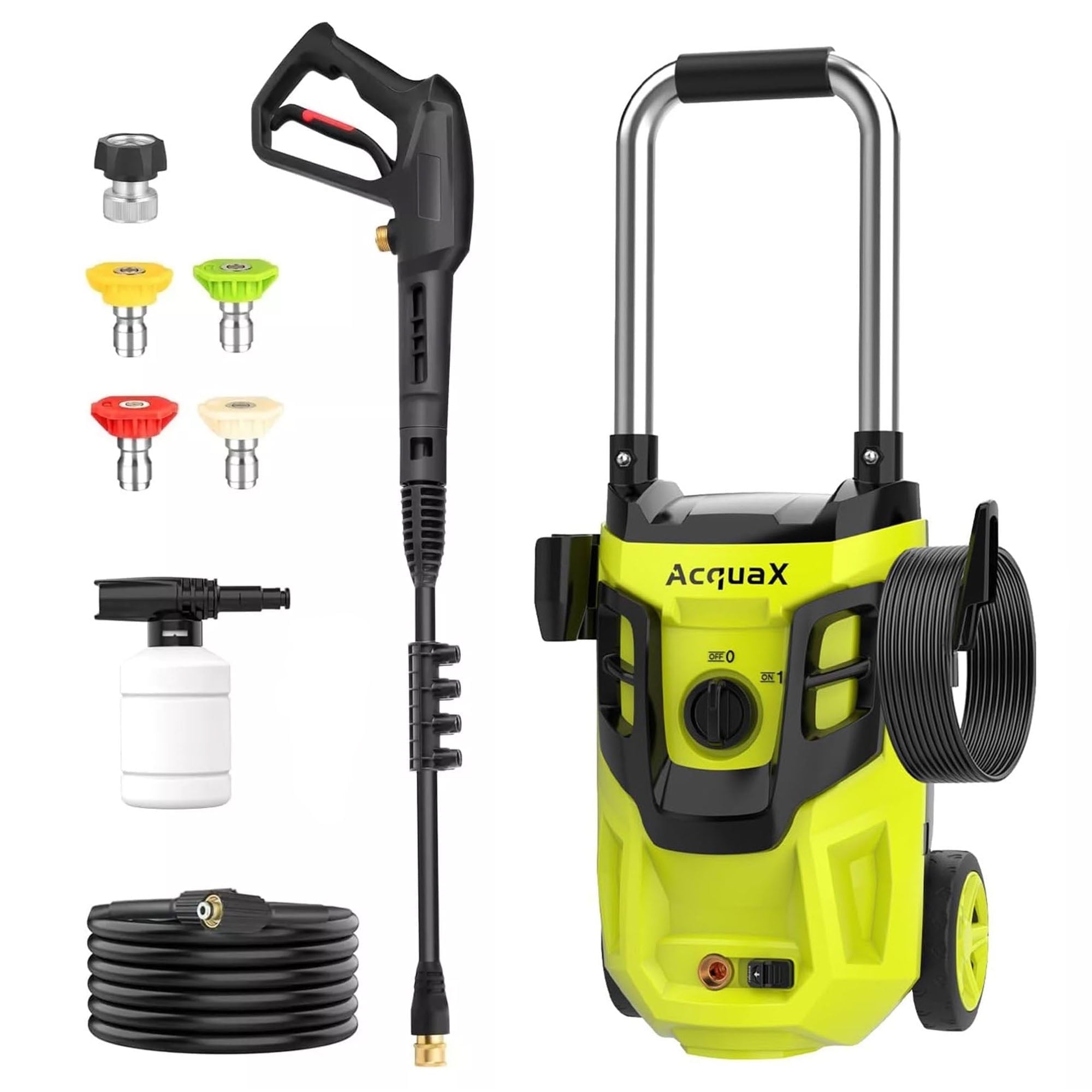 Electric Pressure Washer 4300 PSI MAX 2.8 GPM Electric Power Washer with 4 Nozzles for Cars/Patios/Diverway/Fences