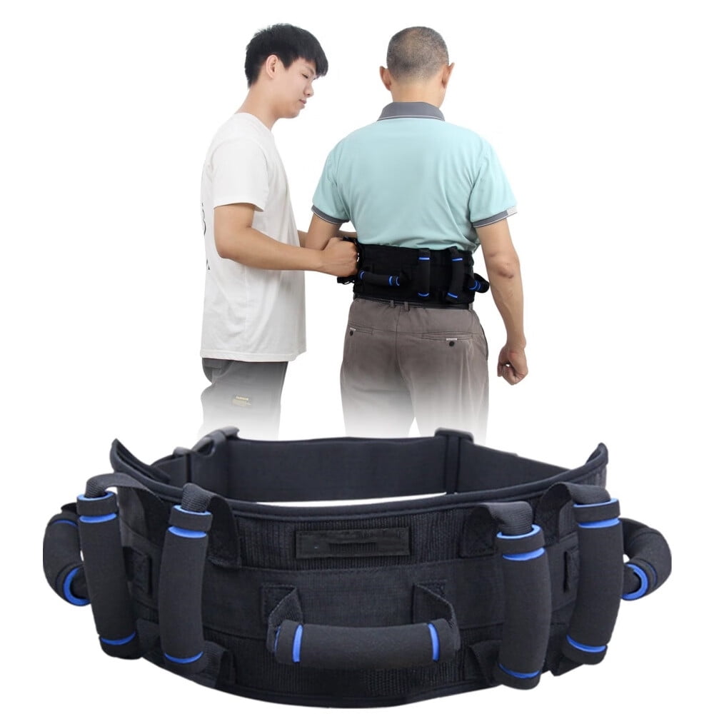 Gait Belts Transfer Belt for Seniors with 7 Handles,Gate Belt for Elderly Lift Belts Quick Release Buckle,Medical Nursing Safety Patient Assist - Bariatric,Elderly,Physical Therapy