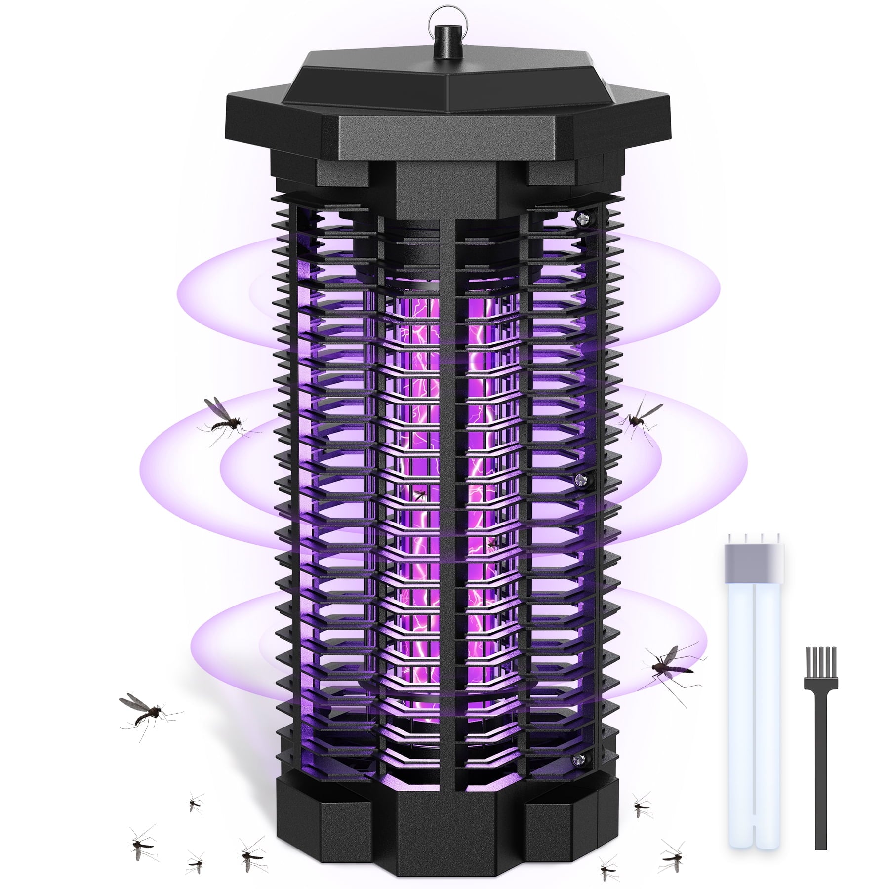 KLOUDIC 4000V Powerful Electric Bug Zapper, Fly Mosquito Zapper for Home Waterproof Insect Killer Trap for Outdoor Indoor Backyard Patio