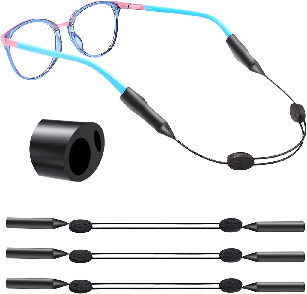 Kids Glasses Strap(8-12inch), 3 PCS Sports Glasses Strap for Kids Youth Glasses Strap Child Glasses Band Sunglass Eyeglass Holder Strap