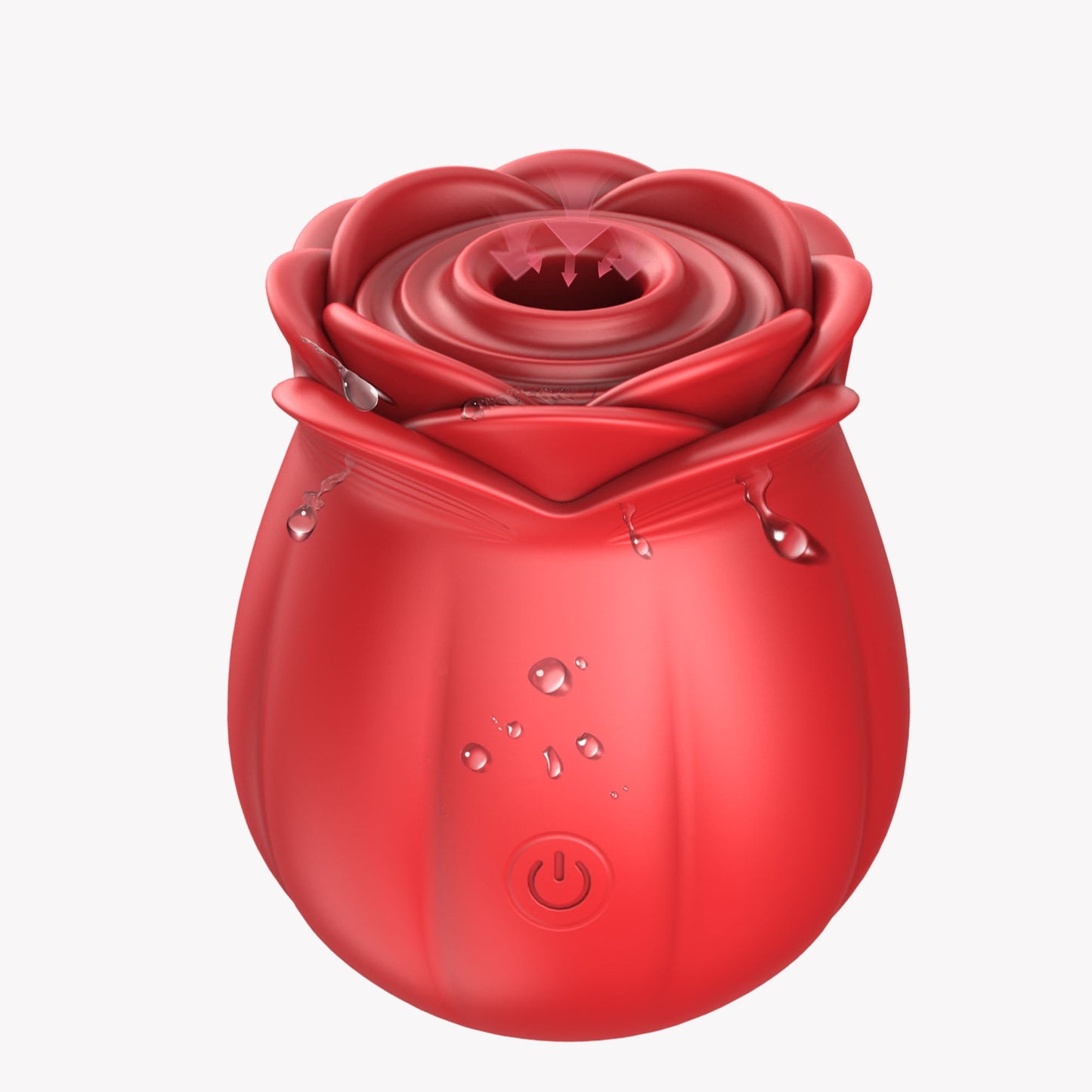 Madiva Rose Toy, Rose Vibrators for Women, Clitoral G Spot Vibrators for Female, Partner Toys for Lovers, Red.