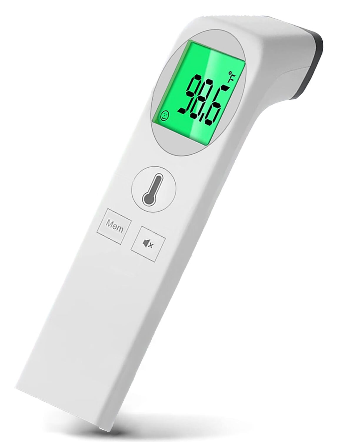 No-Touch Forehead Thermometer for Adults and Kids, Accurate Readings, Fever Alarm, Mute Mode, 35 Memories, Lifetime Support- Take Quick Temperatures Easily, Basal Thermometer for Family