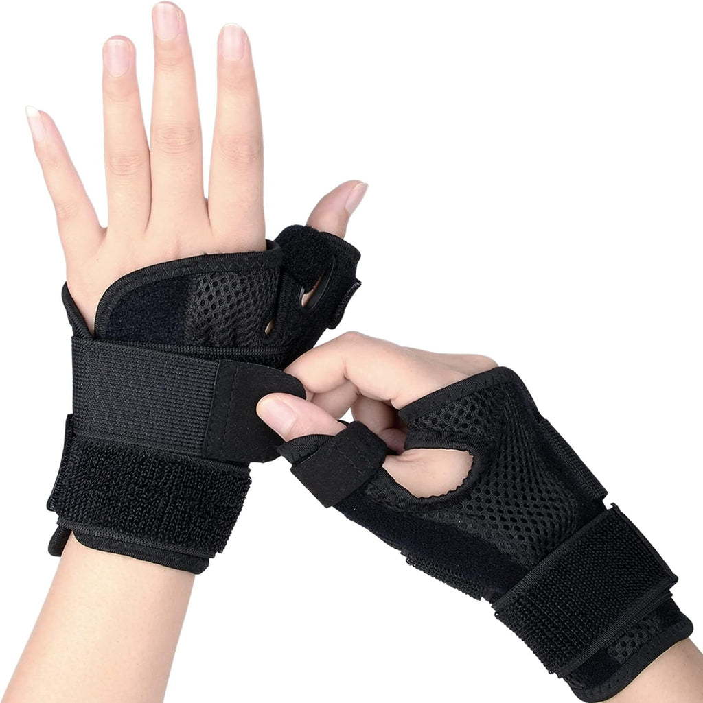 TIFOR Thumb Splint with Wrist Support Brace-Thumb Brace for Carpal Tunnel or Tendonitis Pain Relief,Wrist Brace Fits Both Left and Right Hands,Thumb TIFOR Splint Stabilizer for Men or Women