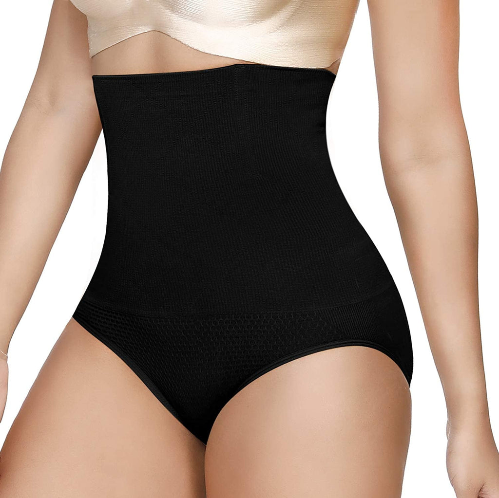 Tummy Control Shapewear Underwear for Women High Waisteded Body Shaper Panties Butt Lifter Slimming Briefs,Black,3XL/4XL